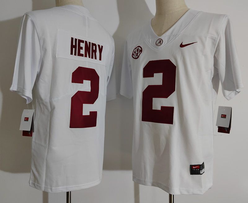 Men Alabama Crimson Tide #2 Henry White 2024 Nike Vapor NCAA Jersey->indianapolis colts->NFL Jersey